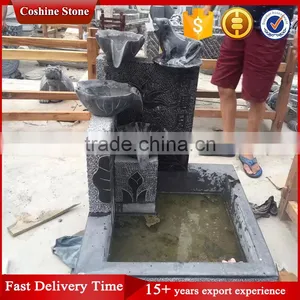 Unique Artificial Engraving Garden Stone Water Fountain thumbnail-5