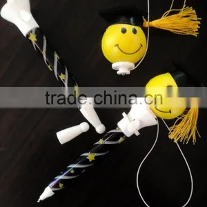 Yiwu Wholesale Promotional Graduation Plastic Pen Spring thumbnail-2