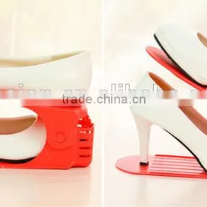 Wholesale Plastic Adjustable Shoe Display Stand Racks thumbnail-1