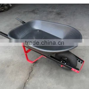 4CUFT 58 Liter Black PP HDPE Poly Tray for Wheelbarrow thumbnail-3