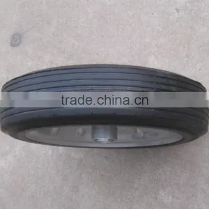 Heavy Duty Metal Rim Solid Wheels 12 Inch Made in China OEM thumbnail-1