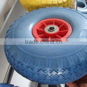 10 Inch Wheel Tire, Flat Free Tire ,tyre pu Foam Tyre 4.10/3.50-4 thumbnail-5