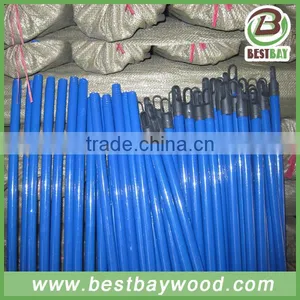 Monthly Hot Sale 20 Containers Single Color PVC Coated Wooden Broom Handle/mop Sticks thumbnail-3