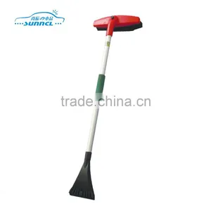 Multi Useful Telescopic Handle Car Wash Brush With Ice Scraper thumbnail-1