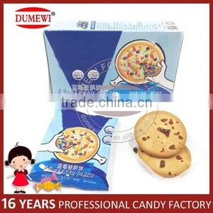 Cranberry/ Blueberry Flavor Pizza Shape HALAL Cookies Biscuits thumbnail-3