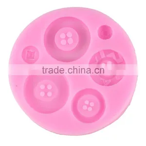 Liquid Silicone Mold Chocolate Chip Cake Tool DIY Cake Decorating Mold Button 1688 Agent thumbnail-2