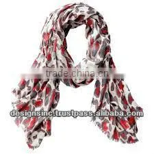 New Model Fashion Custom Made Cotton Scarf thumbnail-1