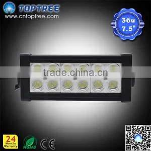 12Pcs X 3W Epistar Bulbs Double Row LED Light Bar Offroad Headlamp LED Bars thumbnail-1