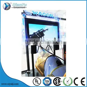 Dianfu Amusement Arcade Wagon Kids/children and Parents Amusement Horse Riding Arcade Games Machine With Videos for Sale thumbnail-4