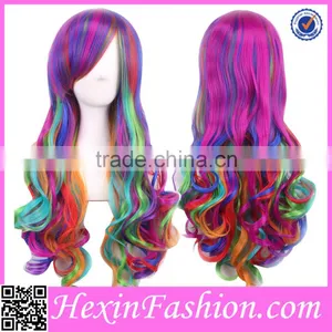 Cheap Mixed Loose Wave Women Costume Party Cosplay Synthetic Wig thumbnail-1