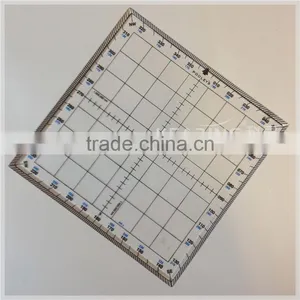 Aviation Protractor - Square in Flexi Durable Plastic ( 5'' * 5'' ) Nautical Grid Protractor # KPP-1 thumbnail-1