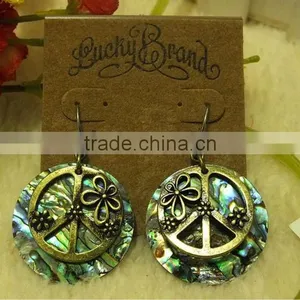 Restoring Ancient Ways of Abalone Shell Pendant Earrings thumbnail-1