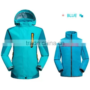 2017 Cutom Printing Water Proof Jacket With Polar Fleece Winter Jacket for Children thumbnail-3