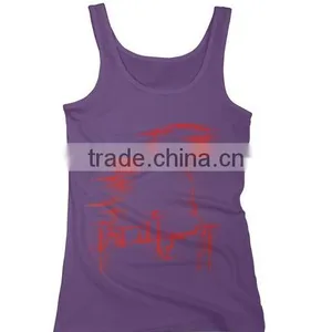 China Wholesale Custom Printing 100 Cotton Sublimation Tank Top Women thumbnail-3