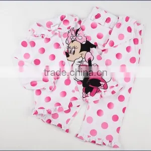 Mikey Mouse Printing Patent Licensing Girl Pajamas White Sleeping Wear thumbnail-6