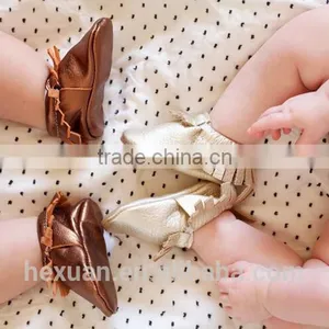 PU Baby Shoes Moccasins 29-Color Baby Boy Shoes Leather Baby Shoes Newborn Bebe Fringe Soft Soled Non-Slip Crib First Walker thumbnail-6