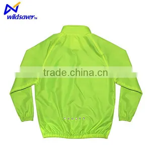 USB Rechargeable Flashing Safety Cycling Sports Long Sleeve Jacket thumbnail-3