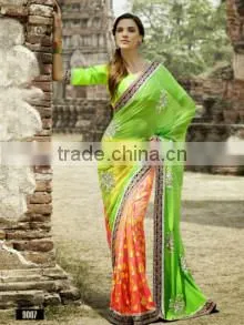 Attractive Party Wear Sarees SKU#17532 thumbnail-1