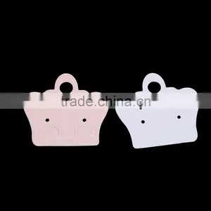 Paper Jewelry Display Card Crown Light Pink 5.2cm(2") x 4.8cm(1 7/8"), 1 Piece thumbnail-3