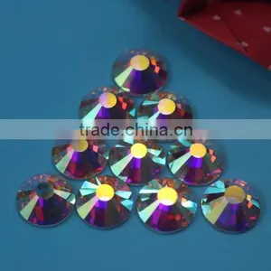 Crystal AB Ss20 Glass Rhinestone Diamond ,flat Back Crystal AB Rhinestones for Nail Art thumbnail-6