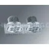 Aluminum 2 * 7W SSL Warm White 4000k, 5000k LED Ceiling Lights Fixtures For Offices thumbnail-1