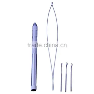 Wig Pulling Needle Threader, Micro Rings Hair Extension Loop Pulling Needle thumbnail-3
