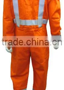 Euro Standard En20471 Cetificated Coverall Safety Reflective Coverall 250gsm hi Vis Anti-static Fabric Used Workwear thumbnail-2