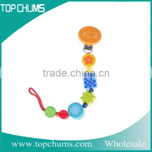 Wholesale Environmental Funny Pacifiers Wooden Pacifier Clip thumbnail-1