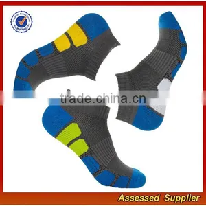 Wholesale Best Quality Custom Athletic Sport Running Ankle Low Cut Socks JH60 thumbnail-1