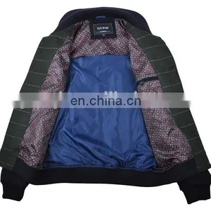 Fashion Plain Woolen Classic Varsity Jacket Men thumbnail-2