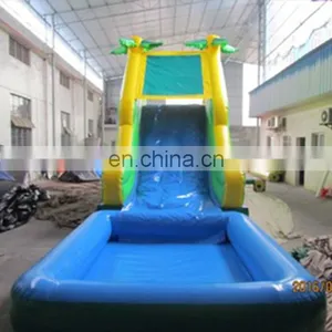 Inflatable Coconut Tree Slide With Pool, Inflatable Play Ground Equipment thumbnail-1