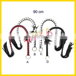 Party Favor Long Leather Whip thumbnail-1
