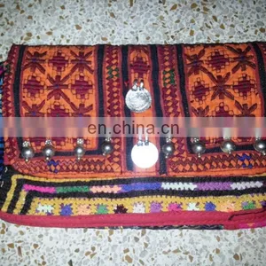 INDIAN HANDMADE TRIBAL GYPSY BANJARA CLUTCH BAG thumbnail-1
