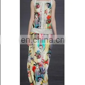 Professional Skill Competitive Price Flower Fabric Digital Print Silk thumbnail-1