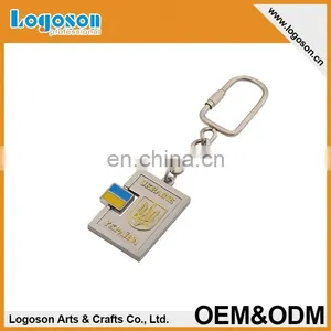 Novelty Items Custom Design Metal Spinning Ukraine Gift Souvenir Keychain thumbnail-1