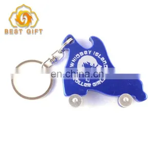 Custom Metal Roller Skates Shoes Shaped Theme Keychain For Gifts thumbnail-1