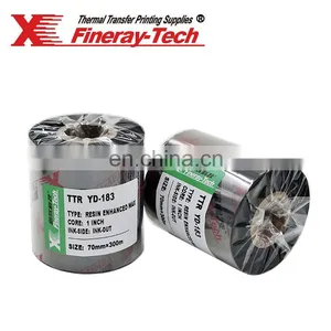100*300 Zebra Barcode Printer Used Thermal Transfer Wax Ribbon for Printing Label thumbnail-1