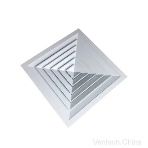 Aluminum Square Supply Ceiling Vent thumbnail-1