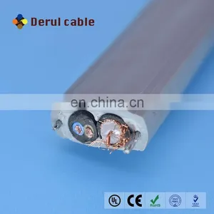Flexible Multi Core Cable Coaxial Cable Lift/Elevator Travelling Cable Elevator CCTV Camera 2 Power Cores thumbnail-2