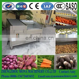 Brush Roller Type Friute and Vegetable Washing Cleaning and Peeling Machine for Sale thumbnail-4