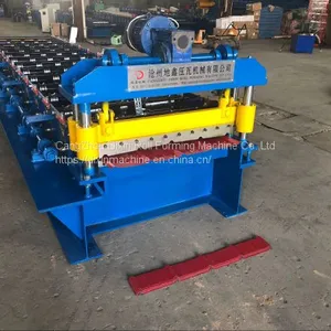 Low Price Full Automatic Trapezoidal Roofing Panel Sheet Roll Forming Machine thumbnail-3