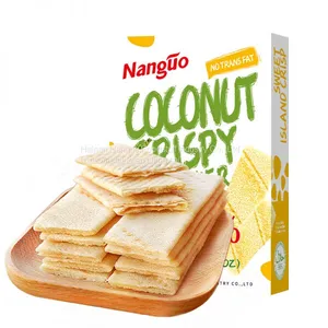 160g Sweet Coconut Crispy Cookies Biscuit Crackers Healthy Wafer Biscuits thumbnail-1