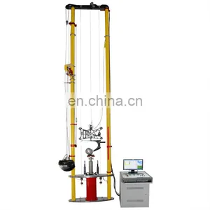 Helmet Force Transmit Testing Machine /Helmet Crash Testing Machine /Helmet Free Fall Guide Testing Equipment thumbnail-1