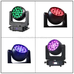 19X25w Rgbw 4in1 Wash Zoom Led Moving Head Light Wedding Party thumbnail-5