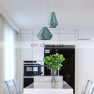 Metal Pendant Lamp Interior Decor Elegant Lighting Fixture Modern Style Polygonal Shaped Handcrafted thumbnail-5