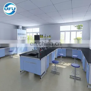 Lab Furniture Experiment Full Steel C Frame Island Work Bench thumbnail-3