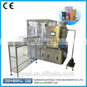 Rotation Type Liquid Filling Machine for Packing Suck Jelly in Doypack or Standing Bag With Spout Ans Screw Cap thumbnail-3