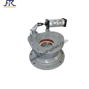 Pneumatic Operating Rotating One Disc Ceramic Gate Valve for Power Plant FRZ643TC thumbnail-3