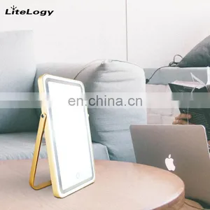 Amazon Touch Switch Screen Portable Lighted Makeup Led Mirror Light thumbnail-2