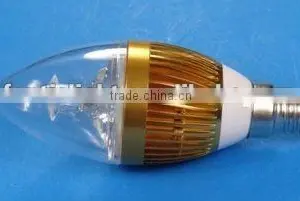 High Bright 3w E14 Golden Shell Candle Bulb,3 Years Warranty,CE&ROHS, thumbnail-1